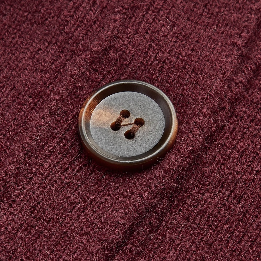 COMMENSE V-Neck Split Hem Button Cardigan - size … - image 3